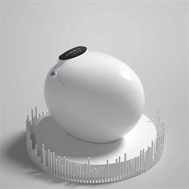 Inteligentní toaleta bílého vejce